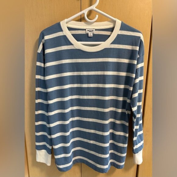 J.Crew Striped Long-Sleeve Tee - NWT - Picture 1 of 6